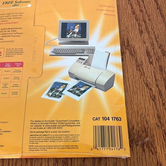 2 packs Kodak Picture Paper 4x6- 50 sheets total - Picture 7 of 7